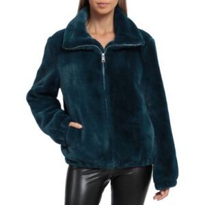 Bagatelle Teal Teddy Jacket